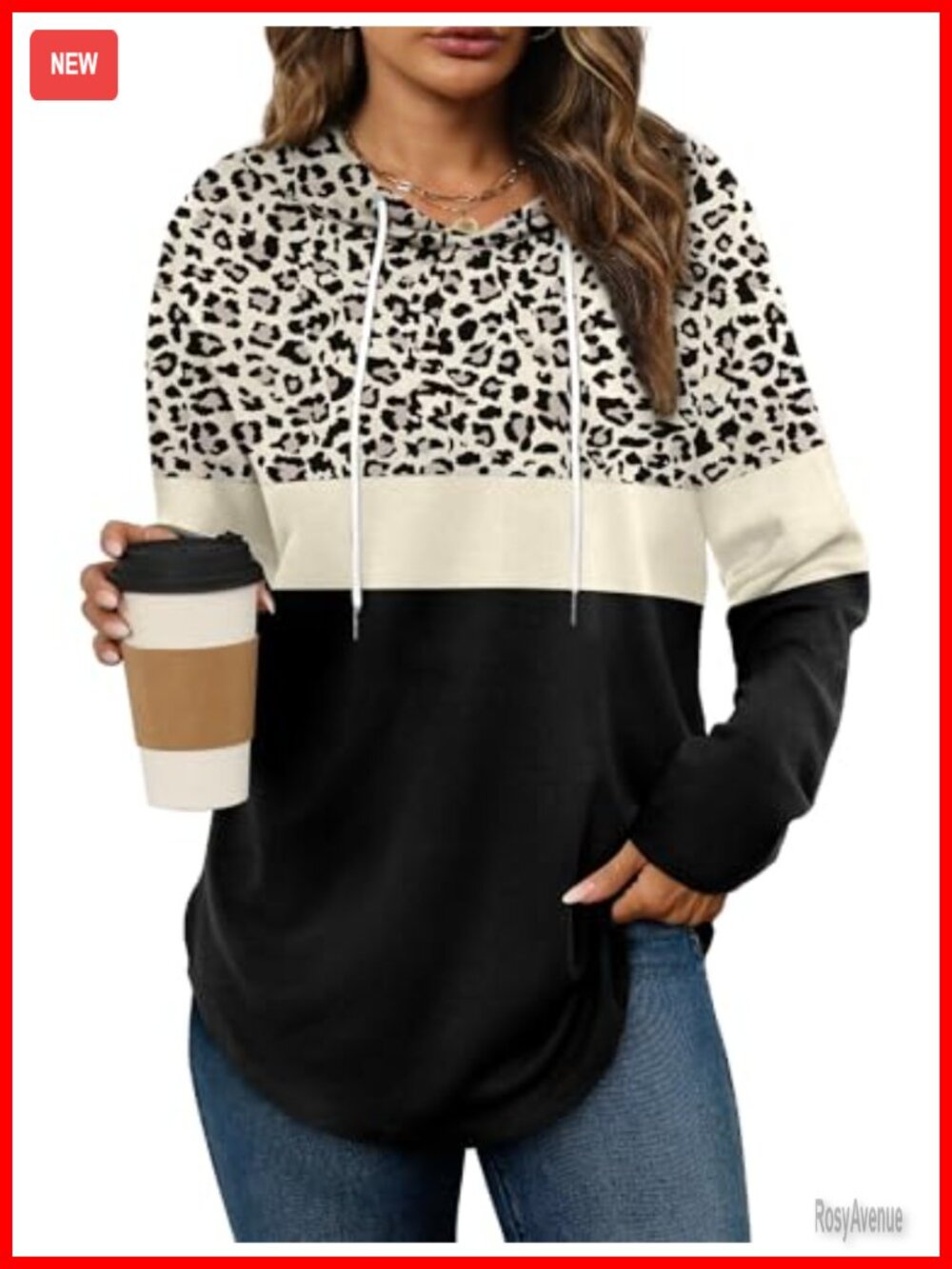 Womens Crewneck Sweatshirt Long Sleeve Pullover Casual Fall Winter Top